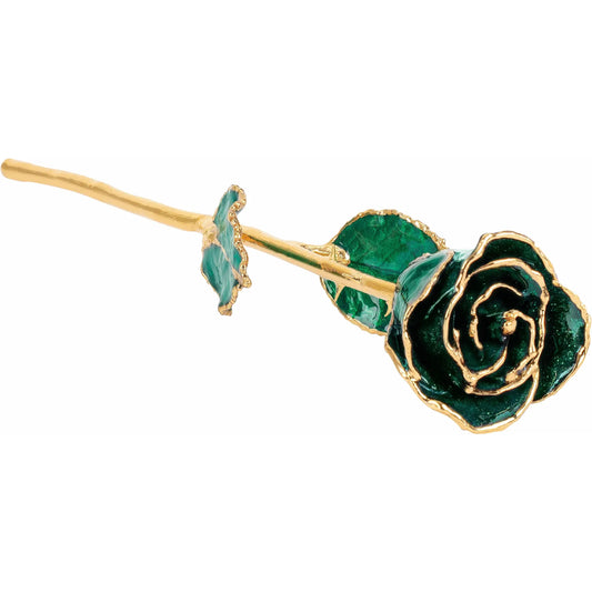 Emerald Sparkle 24K Rose